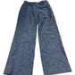 Baukjen Linen Blend Trousers UK Size 12 Women's Casual Blue Summer Style