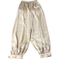 Wide Leg Trousers Women's Gold Velvet Soft Feel UK6 Regular