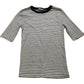 Women's T-Shirts White Striped Navy Blue Lot of 3 Fashion Tops UK6 Bundle