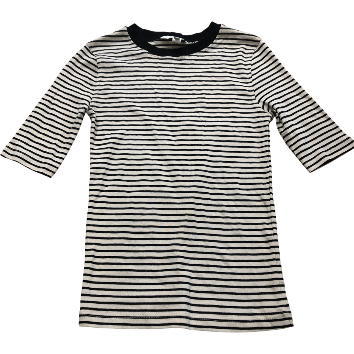 Women's T-Shirts White Striped Navy Blue Lot of 3 Fashion Tops UK6 Bundle