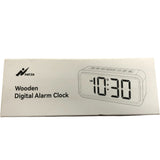 Netzu W318B Wooden Digital Alarm Clock Stylish Design Sleep Timer Function