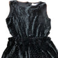 Zara Black Velvet Sequin Jumpsuit 8-9 Years