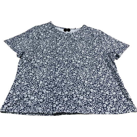 Blue Floral T-Shirt - Size 20
