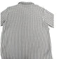 River Island Short Sleeve Shirt UK M Men's Striped Casual Wear Black White