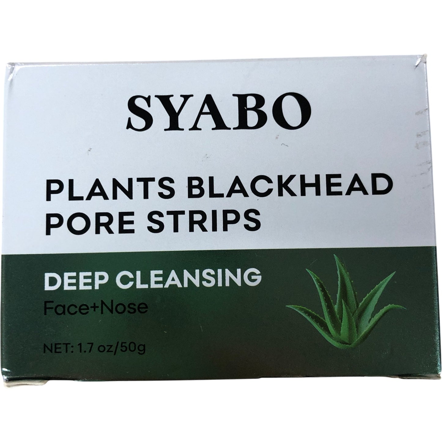 SYABO Plants Blackhead Pore Strips Deep Cleansing Face And Nose 50g Pack