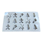 Christmas Silicone Mould Set 12 Cavity Seasonal Decorations Baking Tool