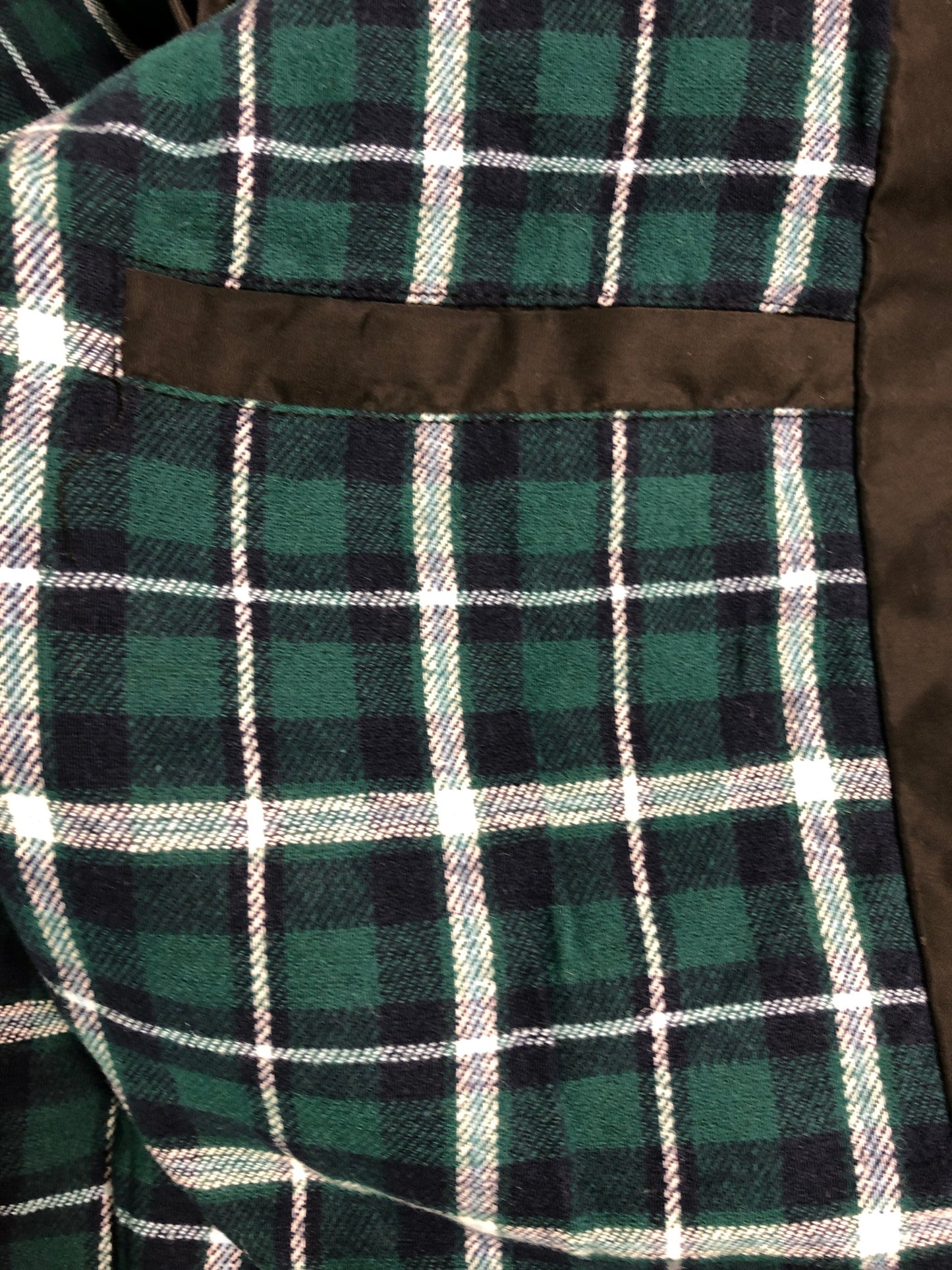 Branded Quilted Puffer Jacket Men's Black Button Fastening Size Medium