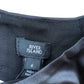 River Island Black Satin Midi Dress Puff Sleeve Size 6