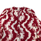 Branded Viscose Rayon Blouse Women's Red White Floral Print Long Sleeve UK14