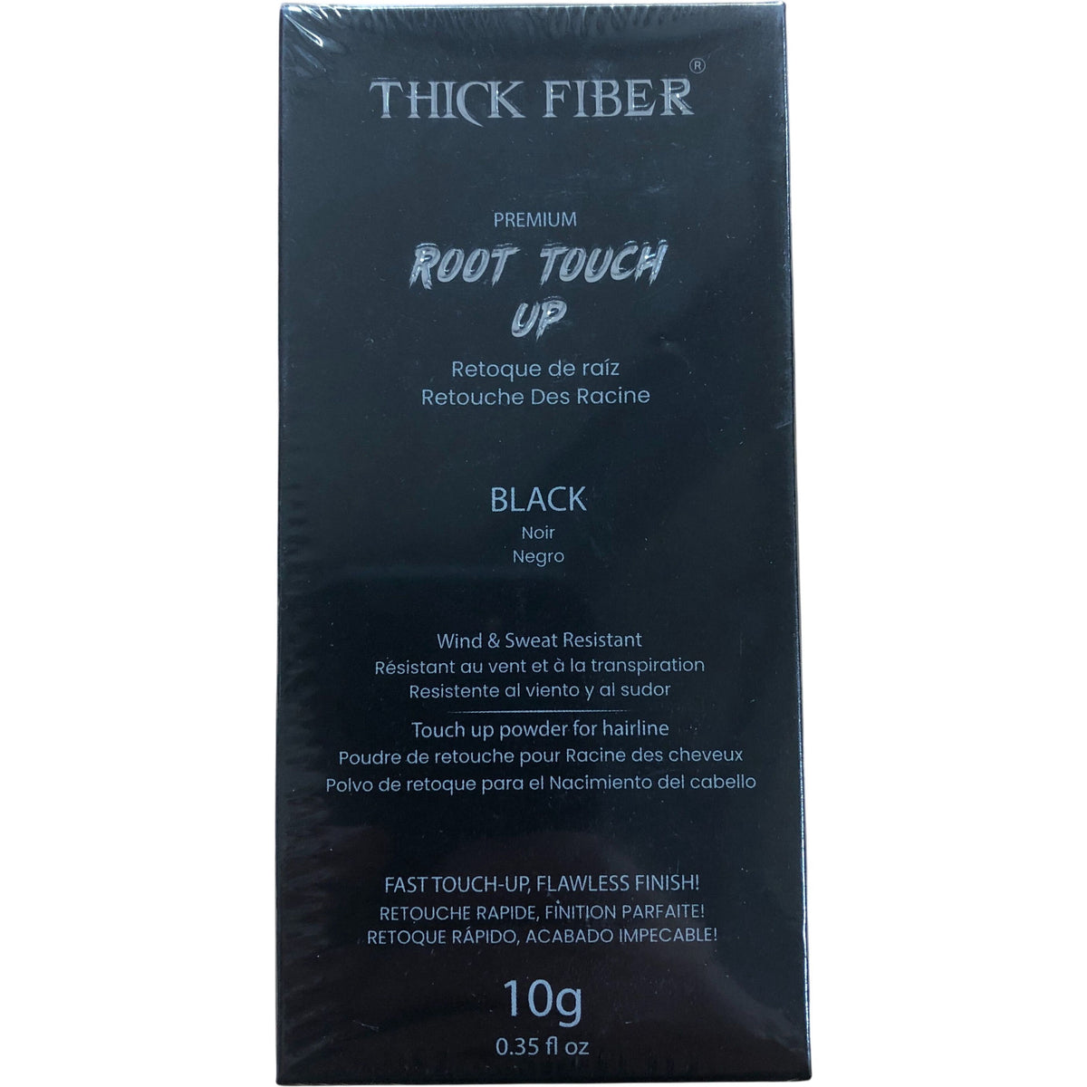 Thick Fiber Premium Root Touch Up Black 10g Hair Loss Concealer Powder