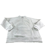 Crew Clothing Company Zip Neck Sweatshirt Size 16 Womens Grey Cotton Blend Top
