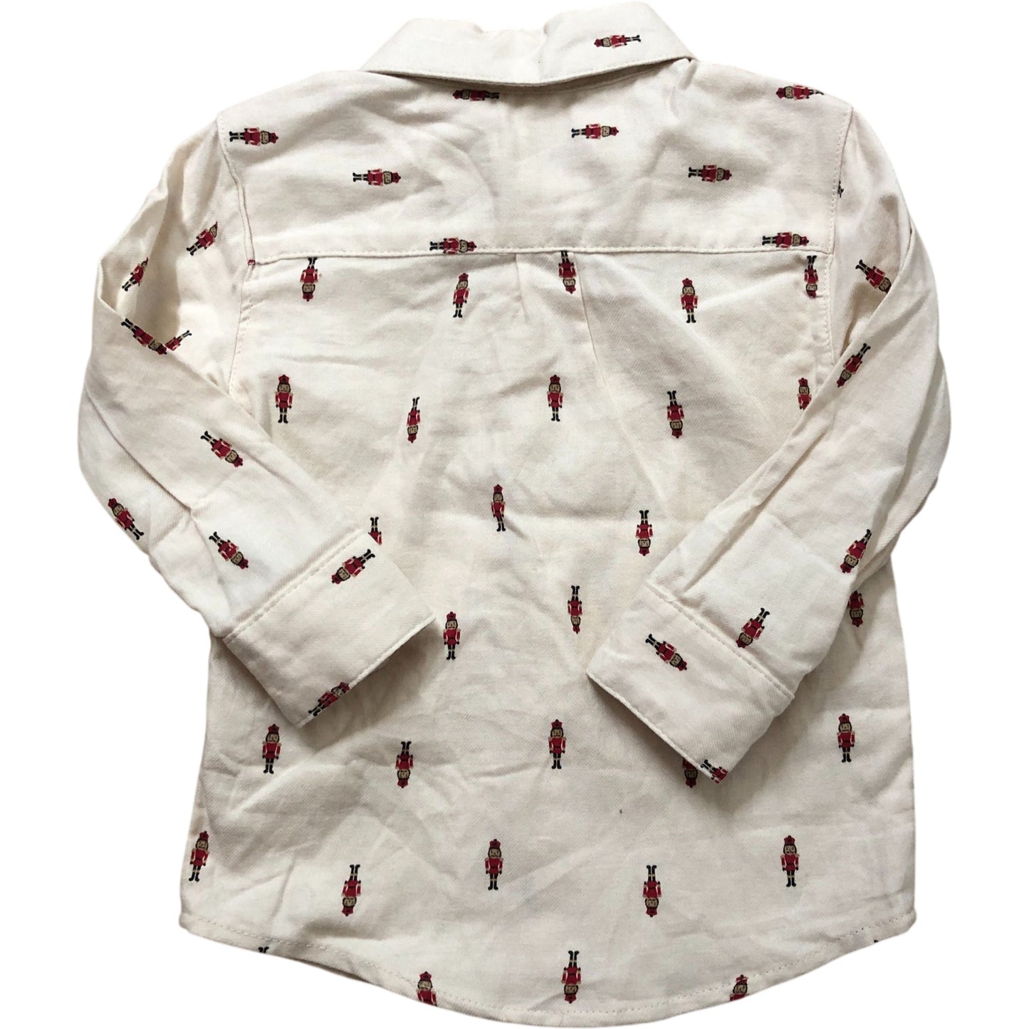 Carter's Child Of Mine Nutcracker Print Shirt 2 Years Toddler Long Sleeve Cotton