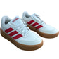 Adidas Trainers UK 7.5 Women's Red White Casual Sneakers New With Tags