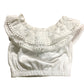 River Island Girls White Cotton Off Shoulder Top Size 5-6 Years Summer Style
