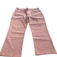 Women's Loose Fit Trousers Size 22 Cotton Blend Pink