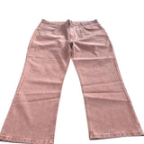 Women's Loose Fit Trousers Size 22 Cotton Blend Pink