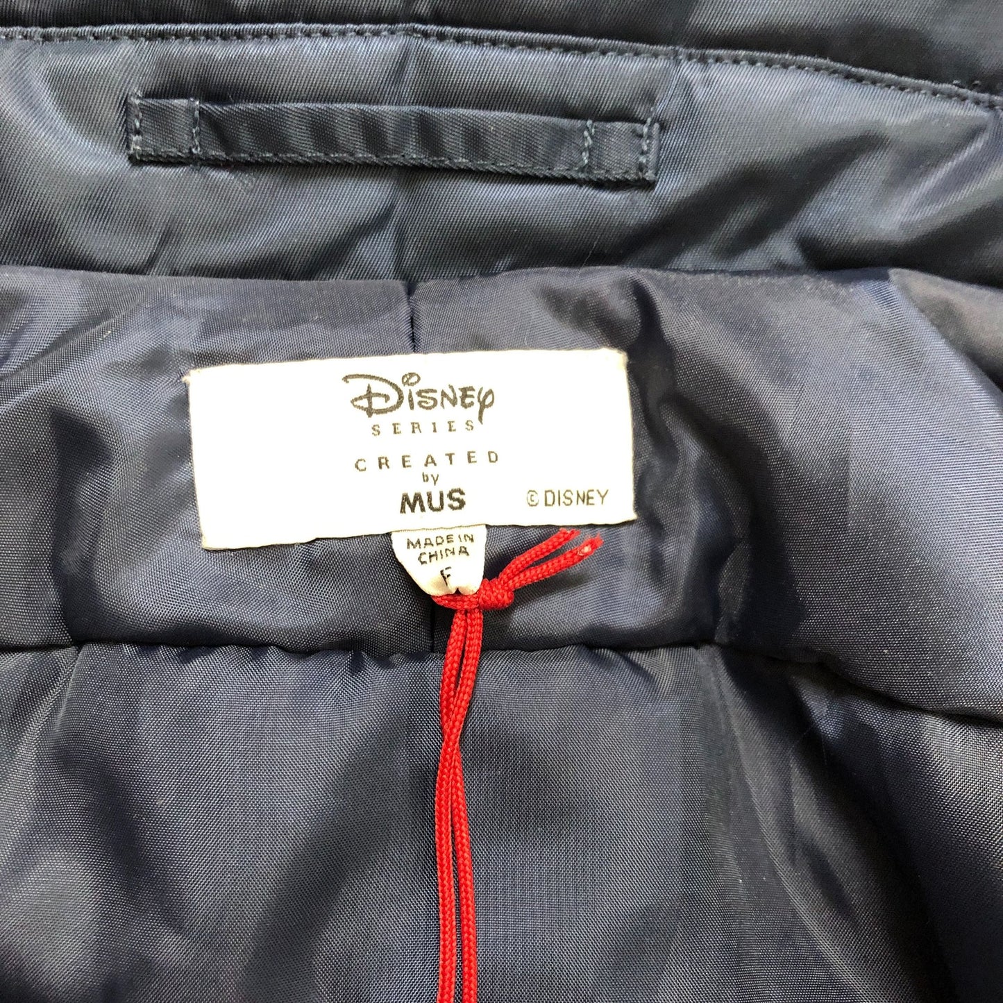 MUS Fantasia Mickey Mouse Bomber Jacket One Size Free Navy Blue