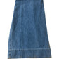 Denim Jumpsuit Women's Sleeveless Button Detail Wide Leg UK14