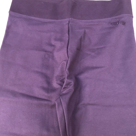 Weird Fish Leggings Size 14 Women's Mulled Wine Stretch Fit Comfort Wear