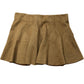 River Island Skirt Size 16 Women's Pleated Suede Effect Mustard Fashion Style