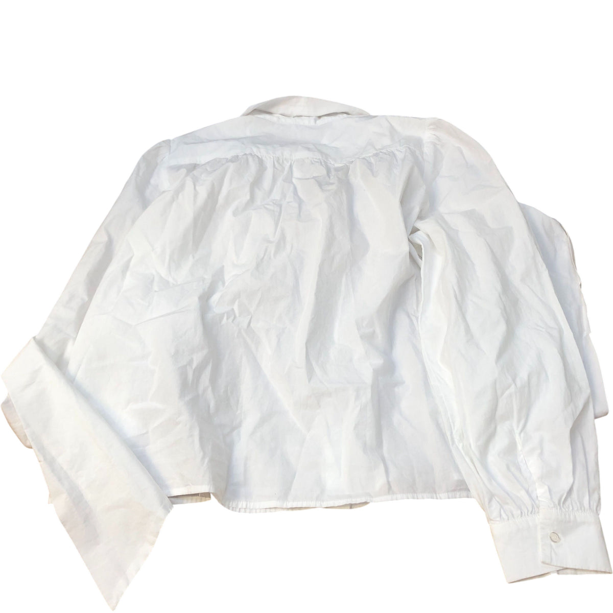 Baukjen Cotton Blouse UK14 Women's White Long Sleeve Organic Casual