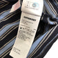 Covernat Horizontal Stripe Long Sleeve Top Small Women's Dark Navy Cotton