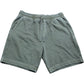 Olive Green Cotton Casual Elastic Waist Shorts Size M