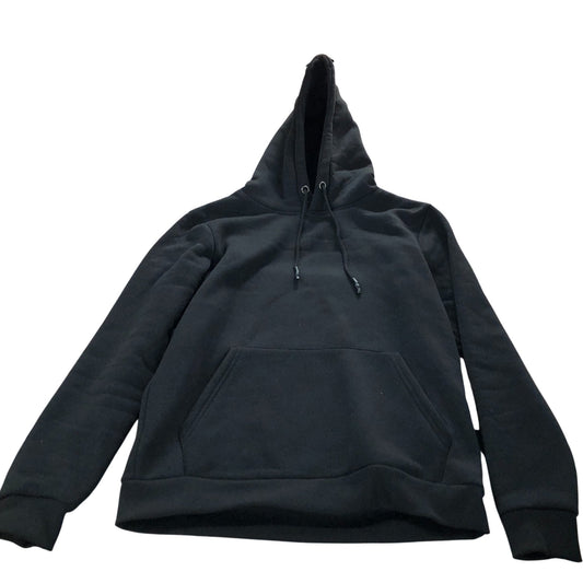 Brave Soul Black Hoodie Men's Casual Pullover Polyester Warm Small