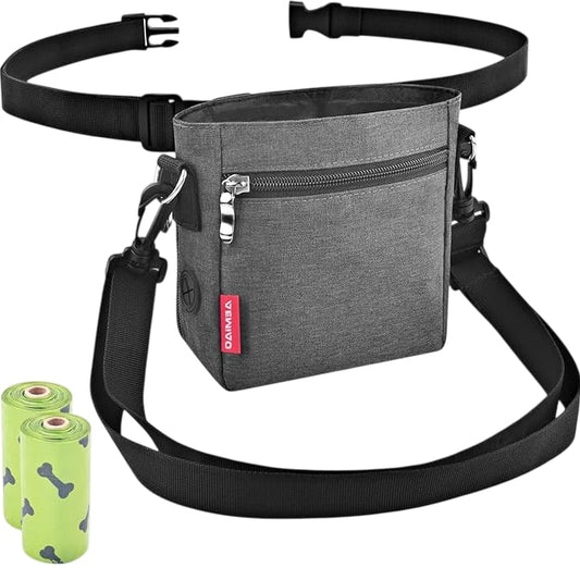 AEMIAO Dog Treat Pouch For Walking Hands Free Training Bag Compact Design