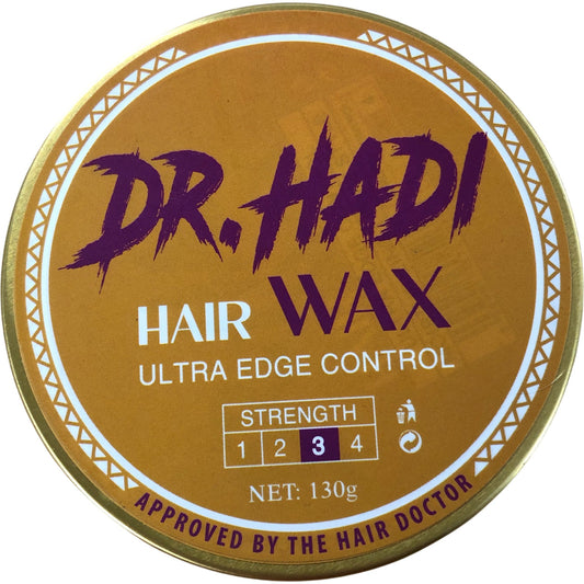 Dr Hadi Hair Wax 130g Ultra Edge Control Hair Styling Strength 3