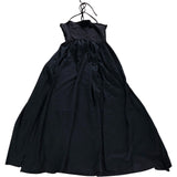 Maxi Dress UK M Women's Navy Halter Neck Sleeveless