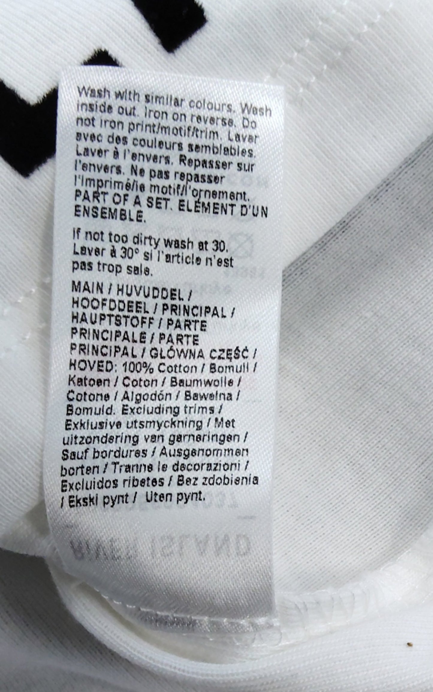 River Island Long Sleeve T Shirt Size 11-12 Years White Graphic Print Cities