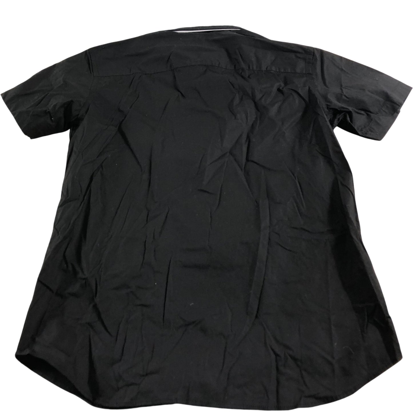 Jack & Jones Short Sleeve Shirt Men's Casual Black Cotton Blend Medium