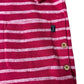 Weird Fish Fox Glove Jumper Size 10 Women's Pink Striped Long Sleeve Top
