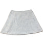 River Island A-Line Skirt UK12 Women's Textured Stretch Knit Grey With Lurex