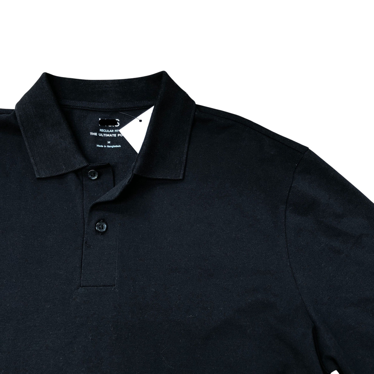 Regular Fit The Ultimate Black Polo T Shirt Size M