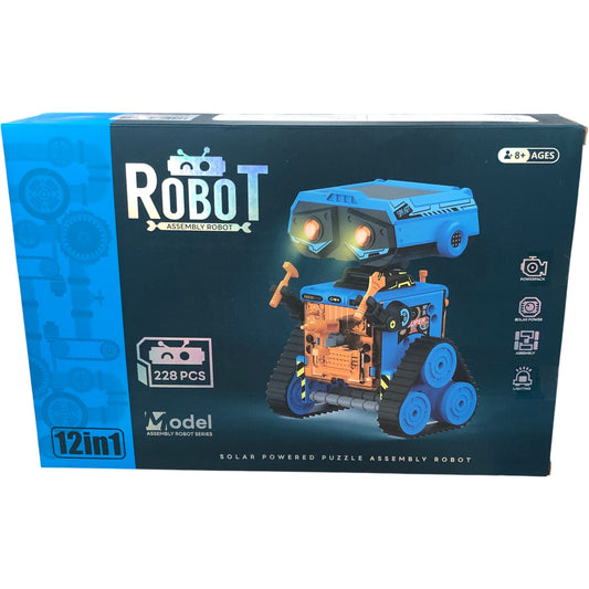 12 In 1 Robot Assembly Kit Solar Powered Model Educational Toy For Ages 8