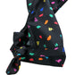 Dancing Leopard Women's Shirt Dress Size 10 Colourful Print Black