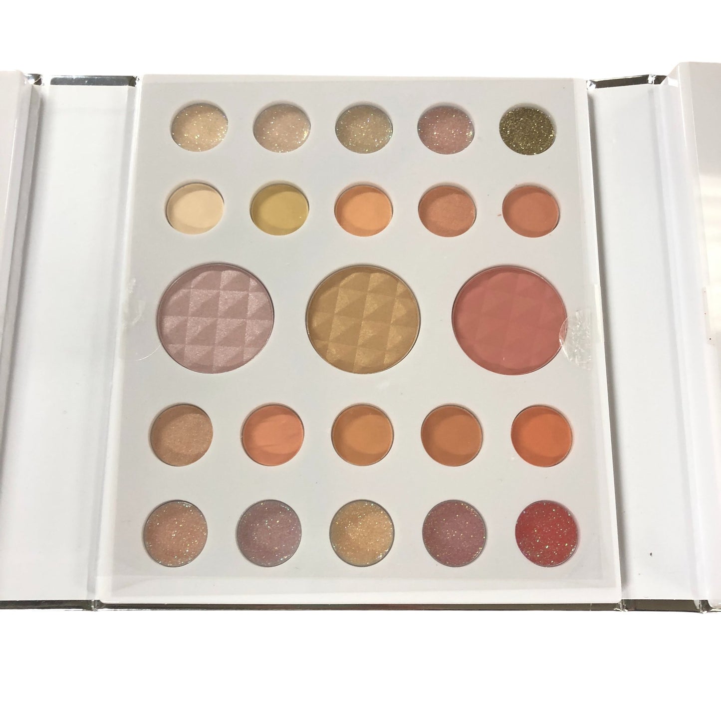 Claire's Makeup Palette Eye Shadow Blush Kit with Applicator Brushes
