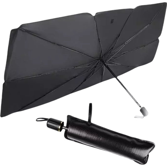 ATHRZ Car Windscreen Sun Shade Umbrella Foldable Easy To Use Blocks UV Rays