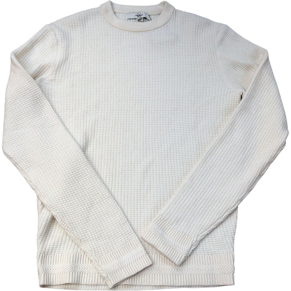 River Island Cream Waffle Knit Sweater Size S