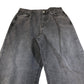 Wide Leg Jeans Women's Dark Grey Casual Denim UK14