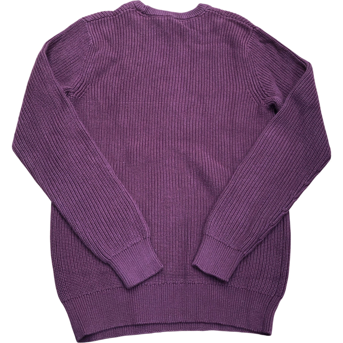 Crew Clothing Company Ribbed Burgundy Sweater