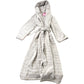 The White Company Hooded Bath Robe Women's Soft Grey Comfort Cotton Size 6