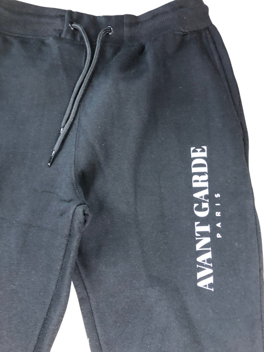AVANT GARDE Paris Joggers UK L Men's Black Activewear Trousers Casual Comfort
