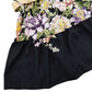 River Island Floral Dress UK8 Women's Short Sleeve Black Belted Tunic