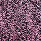 Pink Floral Long Sleeve Dress UK Size 6 Women's Casual Retro Style