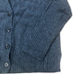 Dark Grey Merino Wool Blend Cardigan Size 8