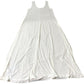 Women's Casual Cream Maxi Dress Size 12 Cream Sleeveless