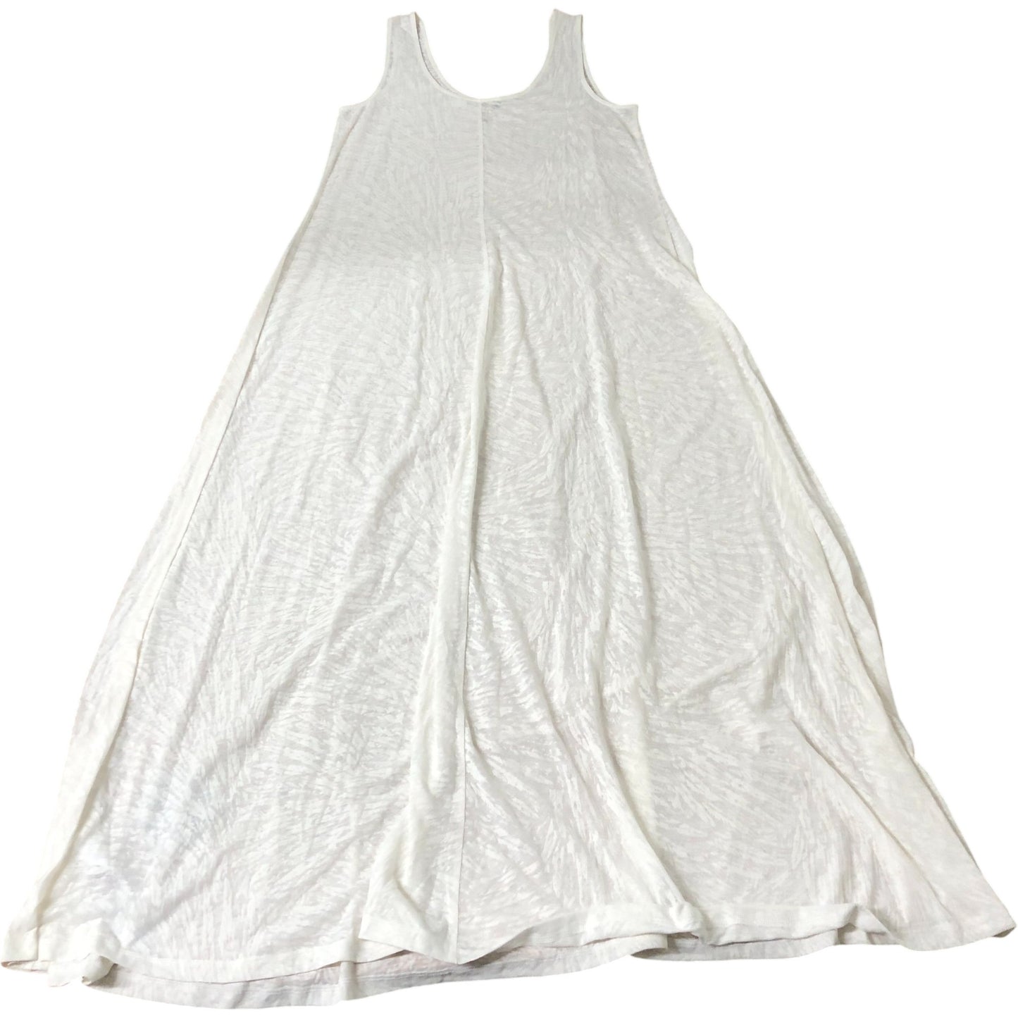 Women's Casual Cream Maxi Dress Size 12 Cream Sleeveless